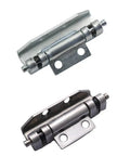 Flat Out Durable Heavy Duty Cabinet Hinges Thickened Rust Proof Steel For Switch Boxes And Barn Doors Smooth Silky Movement Built Like A Brick With Zero Fade Hassle Today, showcasing two metal hinges.