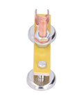 Heavy Duty Magnetic Welding Clamp With 300 Amp Copper Tail And Strong Suction Base, top view showing copper tail and strong suction base.