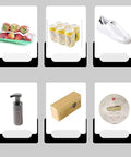 Super Cool Adjustable Speed Shrink Packaging Machine With Hot Air Gun And Manual Heat Sealer packaging various items like fruit and bottles.