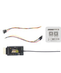 Archer Plus 6 SR6 Lite 2.4GHz Receiver For RC Airplanes And Drones With Anti RF Interference, wiring and label shown