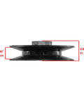Must-Have Replacement Drive Belt Idler Pulley For John Deere LX172 LX173 GT242 GT262 GT275 And AM115460 Model C8L-30655 side view with dimensions