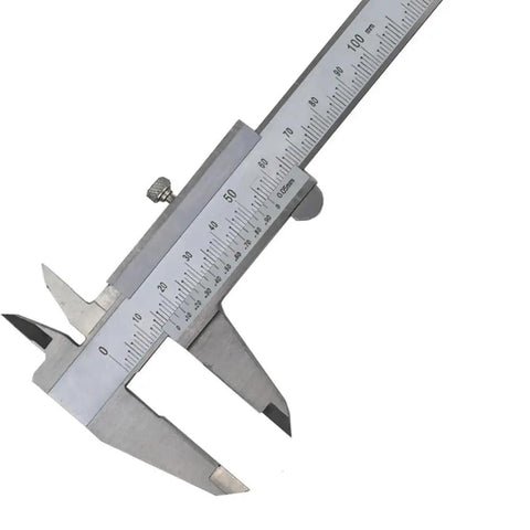 Vernier Caliper Industrial High Precision Stainless Steel with measuring jaws and clear scale for precise dimension measurement.