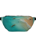 Rowing Team Fanny Pack for Men and Women Ocean Landscape Waist Belt Bag Crossbody Great for Sports Travel Hiking Running Jogging