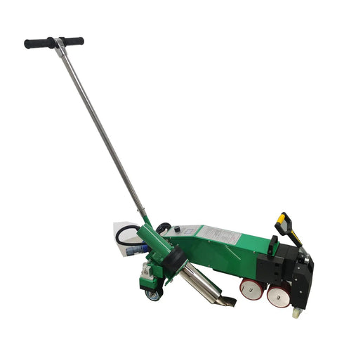 No Fuss Pro Grade Automatic TPO Roof Welder 5500W Powerhouse with heat gun features durable build for PVC EPDM membrane sealing.