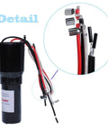 Close-up of the Three In One Hard Start Capacitor Kit For Refrigerators And Freezers 115V with wire connections.