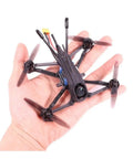 Hand holding 65mm Toothpick Frame Kit For FPV Racing Quadcopter Freestyle Ultra Lightweight 19g Carbon Fiber Frame With 3mm Bottom Plate
