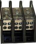 Open Style Box To Box Power Distribution Block 3 Pole 4 Stud For Cable Terminations, used for power distribution.