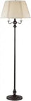 Traditional Four Light Floor Lamp With 59 Inch Height In Bronze Dark Finish A Timeless Torchiere Style Spotlight For Living Rooms