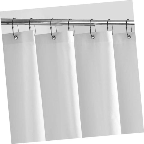 Oval Shower Curtain Hooks Set Of 12 For Bathroom No Rust Rings With Snap Closure And Smooth Glide Decorative Hanging Clips