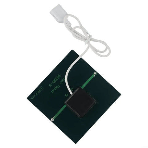 Back view of Rugged 5W USB Solar Panel With Monocrystalline Silicon Portable Charger for outdoor power needs