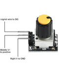 5-26V Servo Motor Speed Tester And PWM Speed Controller with dial and wiring controls for precise speed regulation