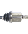 Jeep Front Left CV Axle Assembly for 2014 to 2022 Cherokee Grand Cherokee Replacement Shaft, shown close-up with boot and splined end