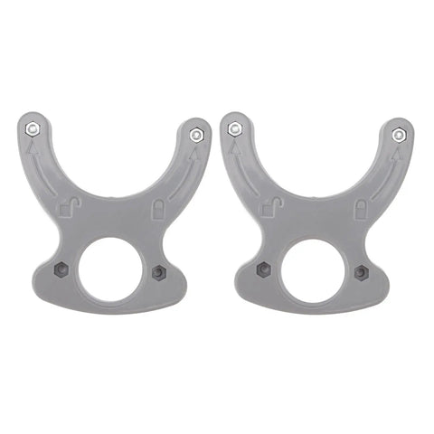 High Precision Insertion Plate Key Set For Carpentry And Wooden Router, durable plastic keys, shown as two units side by side
