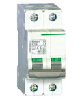 Straight Shooter Miniature Circuit Breaker 2 Pole 63 Amp Class Act Electrical Protection, compact design for reliable circuit safety.