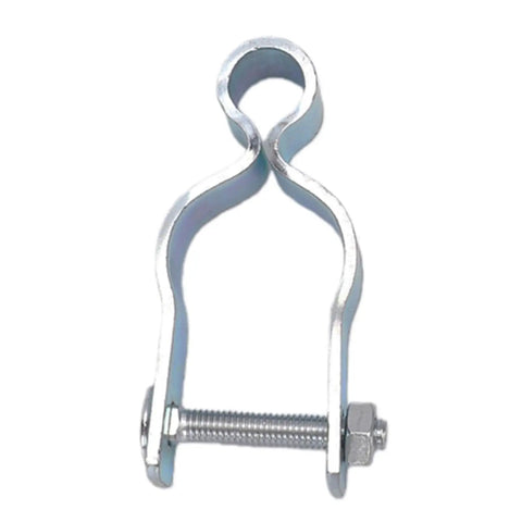 Heavy duty hinge from Two Pack T Post Gate Hinge Kit For Chain Link Fence Heavy Duty Galvanized Iron One And Three Eighths Inch With 200 Degree Wide Swing Range For Farm Garden Yard Gate