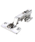 Stainless Steel Hydraulic Cabinet Door Hinges With Built In Buffer Core For Hassle Free Soft Close Includes Four Hinges And Matching Hardware