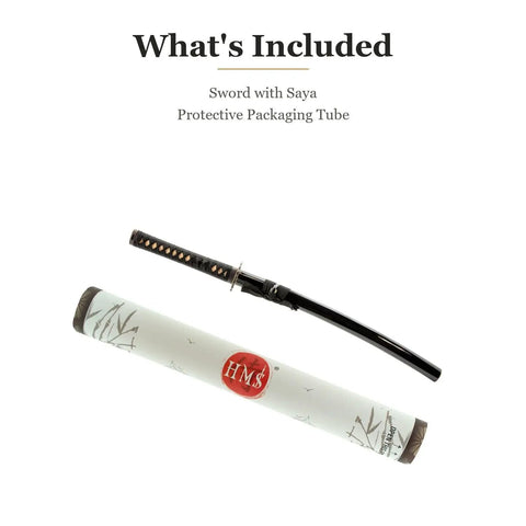Unsharpened Aluminum Iaido Wakizashi Training Sword For Safe Practice And Dope Nukitsuke And Noto Drills with saya and packaging tube