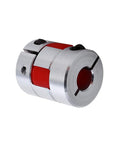Flexible Plum Shaft Coupling With 8mm And 10mm Bore, High Strength Aluminum, Lubrication Free for CNC Motors and Encoders