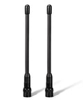 BNC Dual Band Handheld Scanner Antenna 2 Pack Flexible 6 Inch Rock Solid For VHF UHF 136 To 174 MHz And 400 To 470 MHz Built For Two Way Radios