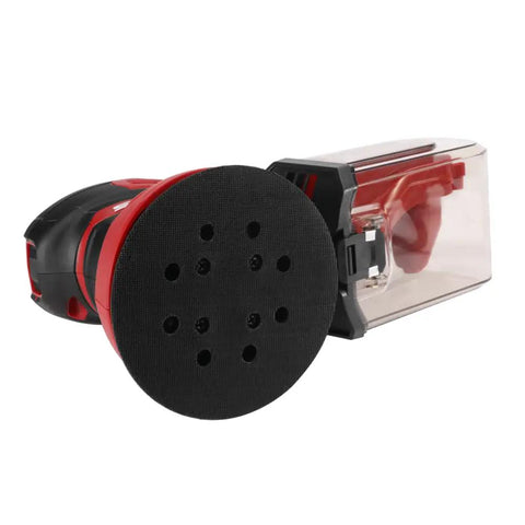 5 Inch Random Orbital Sander with Cyclonic Dust Box and 3 Piece Sanding Sheet Set, 2.8 Amp Motor, 13,000 Orbits Per Minute, shown in multicolor finish.