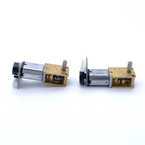 High Performance Gw12-N20 Micro Gear Motor With Abrupt Encoder Output For Robotic Arms and Automation Projects, compact size, ideal for low voltage use.