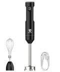 Total Game Changer Cordless Hand Blender With Whisk For Smoothies Soups And Baby Food Purees featuring stainless blend rod and USB-C cable.