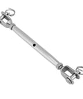 Stainless Steel Closed Jaw Rigging Screw Turnbuckle For Marine Boat Yacht M12, showing closed jaw ends for secure tensioning.