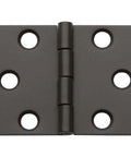 Flat-Tipped Butt Hinges In Steel, Unfinished Silver, 1.5 Inch Length By 2 Inch Width, Classic Style for cabinets and small boxes