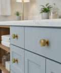 Kick Up Your Kitchen Game With These Solid Modern Brushed Brass Cabinet Knobs Perfect For Drawers And Cupboards Snag This Top Tier 10 Pack Hardware Set For A Fresh Upgrade.