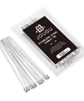 Heavy Duty 28 Inch 304 Stainless Steel Zip Ties Locking Cable Ties 250Lb Tensile, 100 Count package