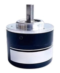 Incremental Rotary Encoder TRD-N2000-S for Industrial Automation and Motion Control, compact metal housing with shaft