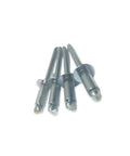 Massive 10K Bulk Buy Steel Pop Rivets Set 4-4 Size With 1/8 Inch Shaft And 1/4 Inch Length Grip Range Heavy Duty Zinc Plated Fasteners