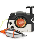 Pro Plumb Bob With Auto Retracting String 8m 26ft Nylon Cord 15oz Weight Non Slip Grip Quick Stabilization In Seconds