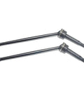 Beefy Front CVD Universal Joint For 1 10 Scale RC Cars Metal Upgrade Part For Baja Rey Kit 2 Pieces Durable Drivetrain Repair And Smooth Power Transfer At Sharp Steering Angles, two steel RC shafts