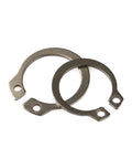 Stainless Steel C Clip Retaining Rings And Washers Kit, 100 Pcs, 8-18mm Bearing Snap Rings Assortment, Rust Resistant, shown in detail