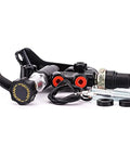 Slick Universal Brake Proportioning Valve Kit With Adjustable Knob And Mounting Bracket stainless steel lines for muscle cars and trucks.