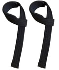 Pair Weightlifting Straps for Barbell and Bodybuilding, Cotton and Polyester Wrist Wraps with Hand Protection, Reduced Grip Pressure