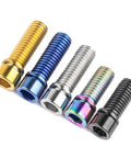 1 Piece M7x20mm Titanium Alloy Hex Socket Cap Screws With Round Washers in various colors for DIY repairs and mechanical projects.