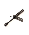 Left Hand Black Cartridge Hinge Kit For Commercial Refrigerator Doors OEM Replacement Part 220168 heavy duty industrial hinge, side view