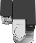 Top view of Commercial Espresso Machine With Big Water Reservoir Delivers Fresh Coffee Tea And Hot Cocoa In About A Minute Fast Brew For Busy Breakrooms And Easy To Use Office Coffee Maker.