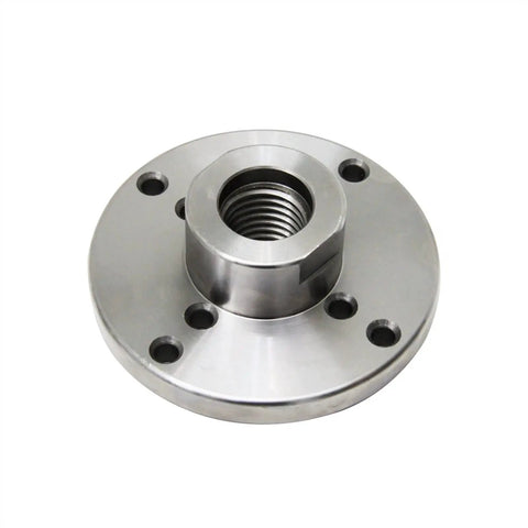 Heavy Duty 4 Inch Wood Lathe Face Plate With Compatible M33 M18 And 1 X 8 Tpi Threads built tough steel construction top view