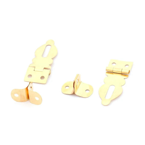 Top Tier Gold Tone Metal Door Hasp Staple Set Lock Down Your Gate Or Storage Unit With This Solid Six Pack Of Padlock Latches And Heavy Duty Mounting Screws For Zero Sweat Security