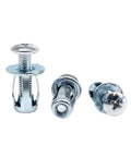 Expansion Rivet Jack Nut Kit For Hollow Walls And Drywall 35 Piece Set In M4 M5 And M6, carbon steel petal anchors