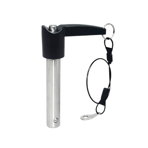 Sturdy 10mm Quick Release Pin Made From Top Grade Stainless Steel For Heavy Duty Applications With Tool Free Snap Action Locking Mechanism and durable design.
