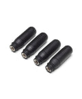 Dual Band Antenna 4 Piece Set For FPV Goggles V2 And Drone Transmitters Replacement Parts Pro Grade Spare Kit With Dual Band Coverage For Stable Signal And Easy Install, shown in a linear arrangement on a white background revealing connector ends.