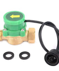G1/2 To G1/2 Thread Flow Switch Sensor With Electronic Pressure Auto Control 220V For Hot And Cold Water Up To 70C