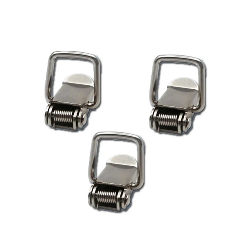 8 Piece Stainless Steel Toggle Hasp Latch Lock Set For Cabinets Boxes Bags And Wooden Chests Beefy Heavy Duty Iron Spring Duckbill Latch