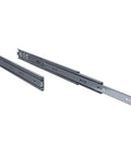 Beefy 22 Inch Drawer Slides With Full Extension And Over Travel 3 Stage Side Mount Ball Bearing Rails Quick Release Lever 130 LB Load Capacity