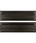 Thirteen And One Eighth Inch Mail Slot With Solid Brass Interior Flap, Heavy Duty Door Mail Slot With Mounting Hardware, Multiple Finishes