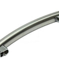 WB15X10278 Microwave Oven Door Handle Replacement For GE Microwave Ultra Durable Premium Quality Easy Install No Fuss Fit, metallic view
